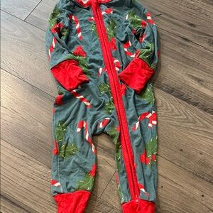 Holiday Candy Cane Kids Pajamas Little twig